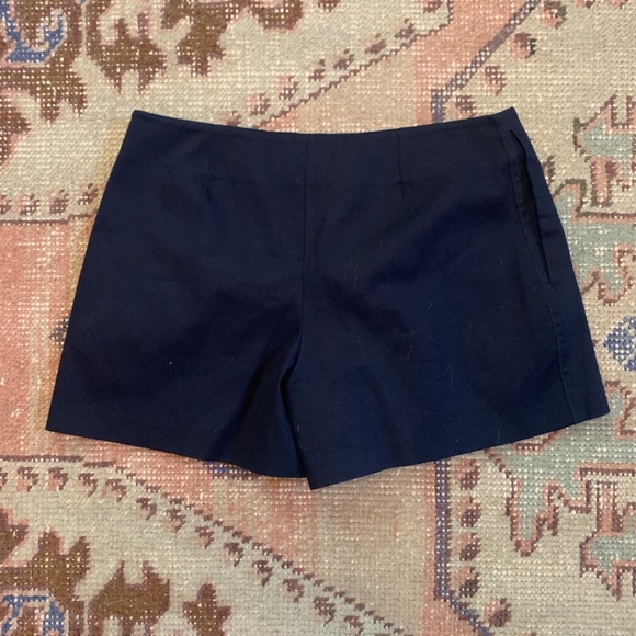 Tory Burch Navy Shorts - Size 2 - Picture 2 of 5